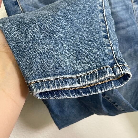Torrid Premium Blue Denim Crop Cuffed Jegging Jeans Size 26R - Picture 15 of 16